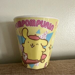 PomPom Purin Skateboard Melamine Cup Sanrio kawaii